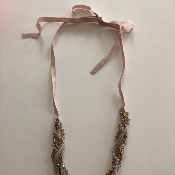 NWOT Ann Taylor twisted bead necklace - Picture 3 of 3